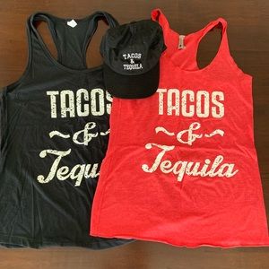 Tacos & Tequila Tanks and Cap